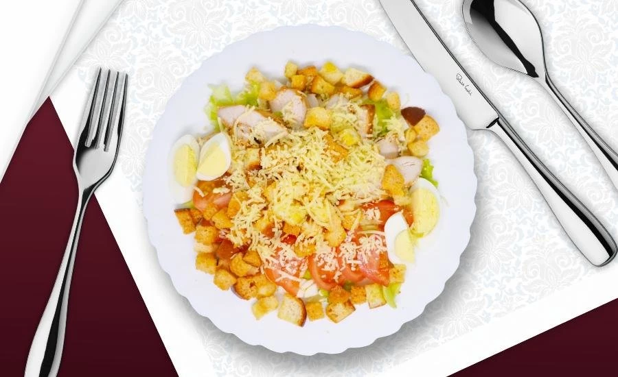 Салат Цезарь 