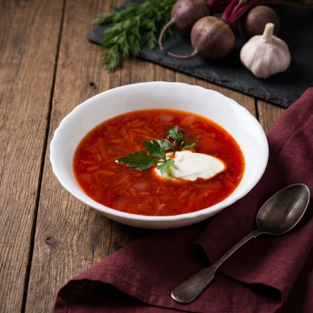 Борщ с мясом