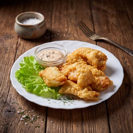 Куриные грудки в пивном кляре