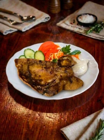 Уши свиные на углях 