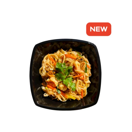 Рисовая лапша с морепродуктами