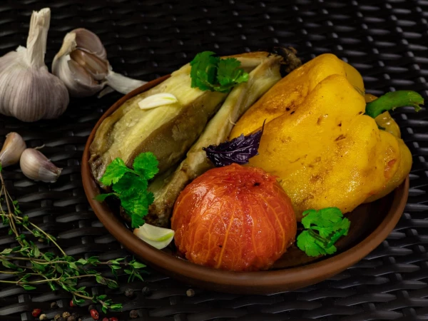 Овощи на мангале