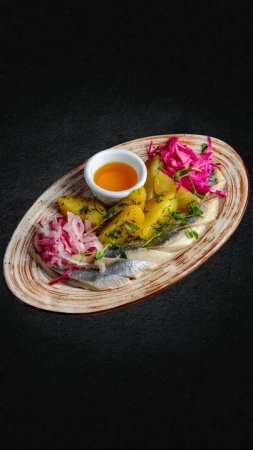 Сельдь с картофелем