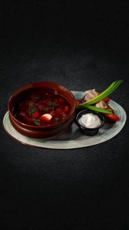 Борщ с говядиной 