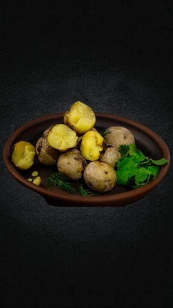 Картофель на гриле 