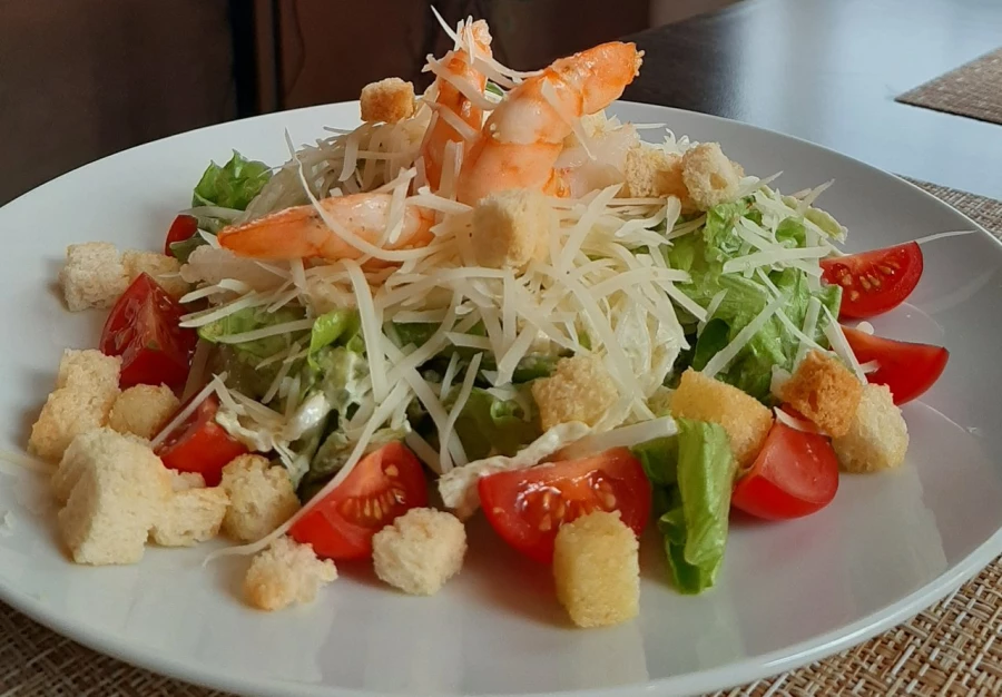 Цезарь с креветками