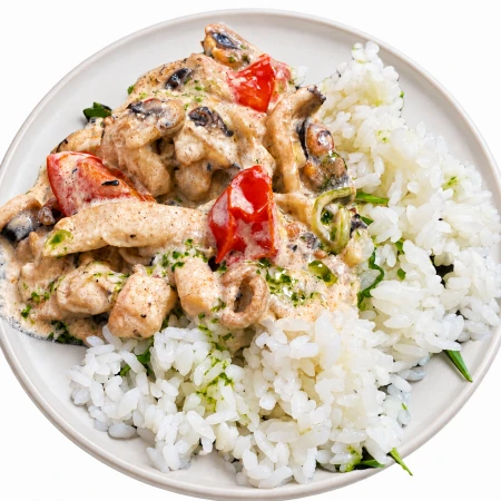 Милфей из морепродуктов с овощами