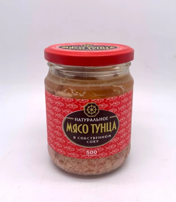 Мясо тунца в собственном соку