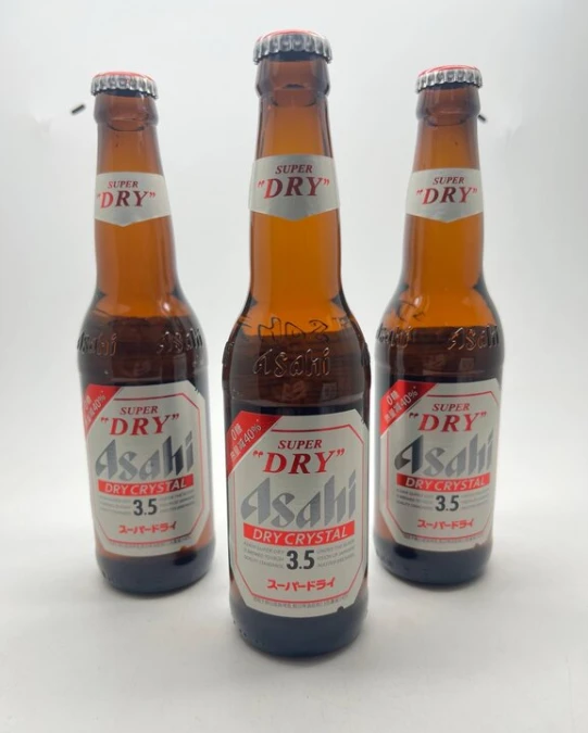 Пиво светлое пастеризованное "Asahi", стекло, 3.5% 0,33л