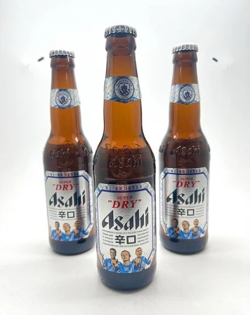 Пиво светлое пастеризованное фильтрованное "Asahi", стекло, 4,8% 0,33л