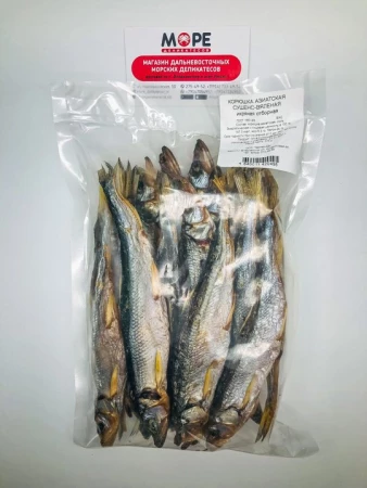 Корюшка Азиатская сушено-вяленая отборная икряная 50/50