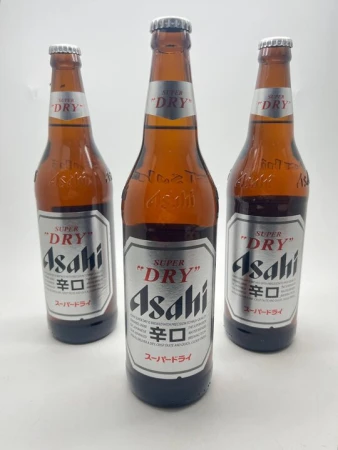 Пиво светлое пастеризованное фильтрованное "Asahi", стекло, 4.8% 0,63л
