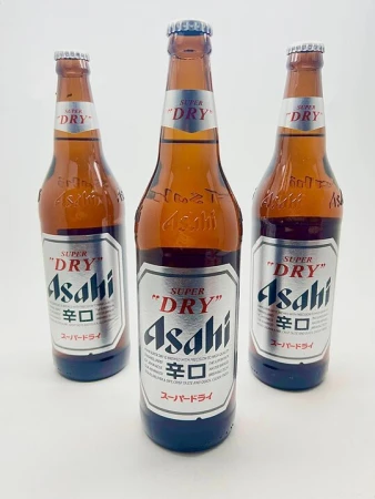 Пиво светлое пастеризованное фильтрованное "Asahi", стекло, 4.8% 0,63л