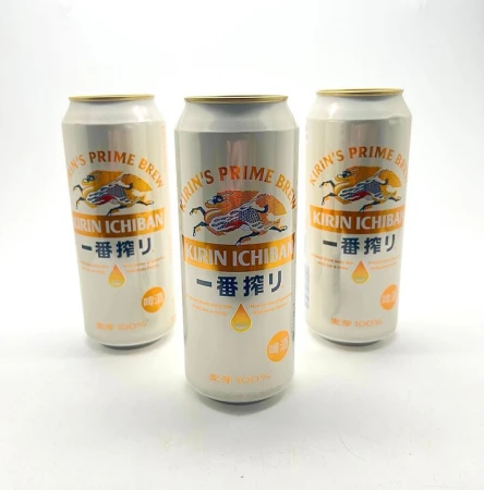 Пиво светлое пастеризованное, фильтрованное "Kirin Ichiban", ж/б, 4,5% 0,5л