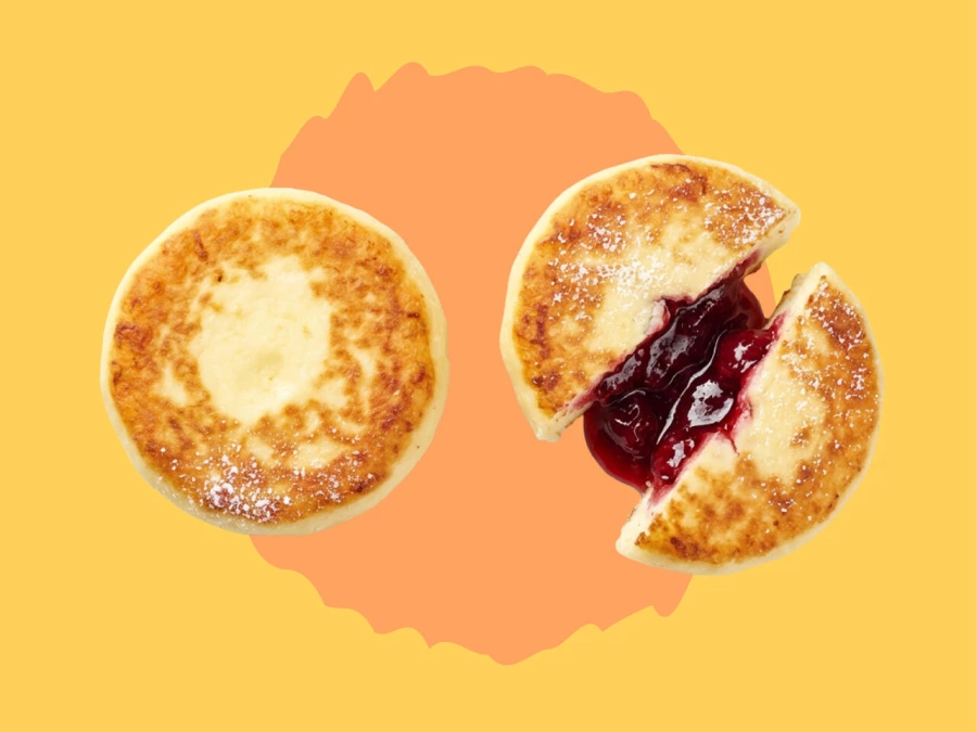 Сырники с вишней