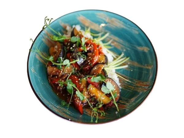 Тяхан с овощами