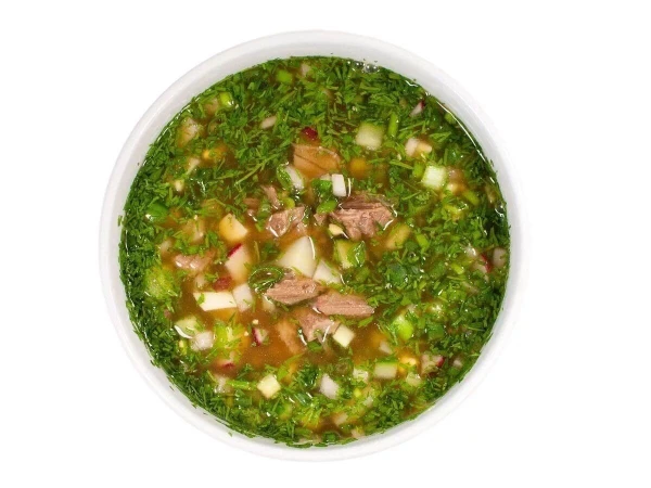 Окрошка с говядиной 