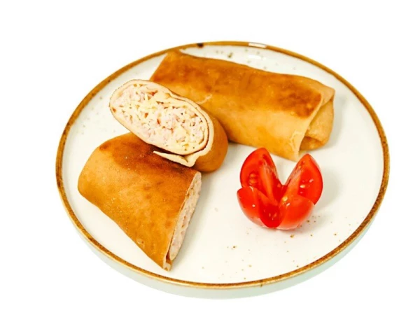 Блины ветчина с сыром