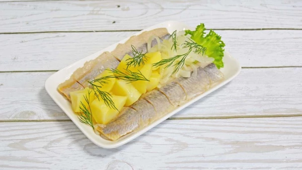 Сельдь с картофелем