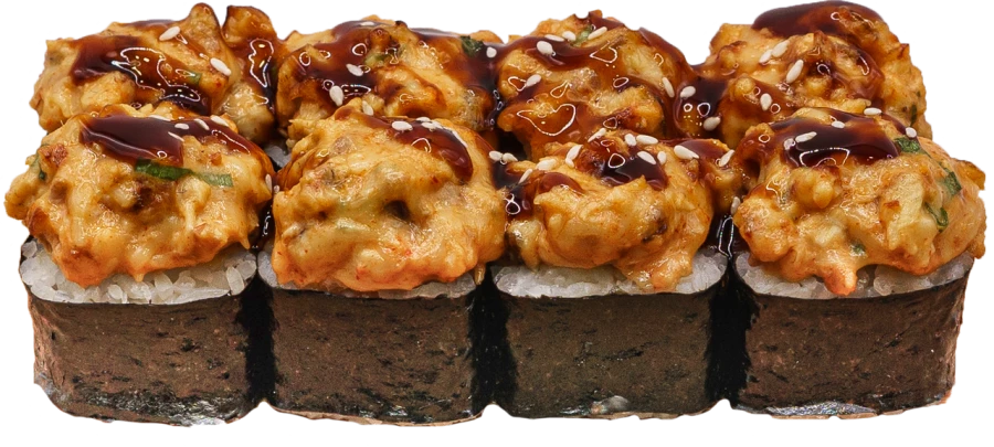 С омлетом и угрём