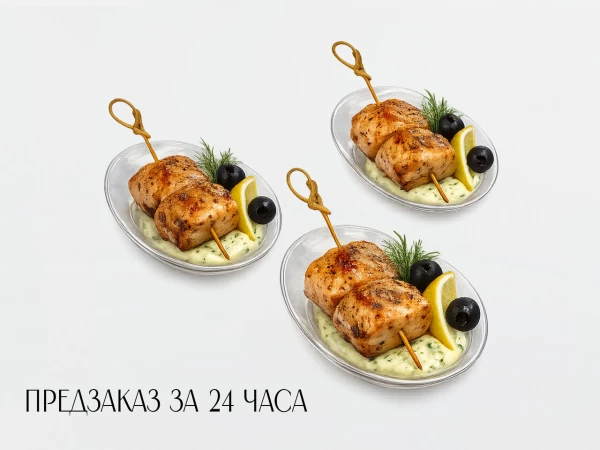 Мини-шашлычок из семги 100 гр. 