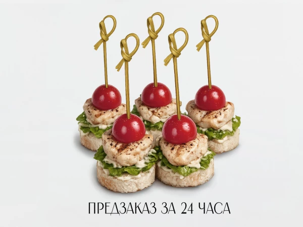Канапе с курицей  1 шт.