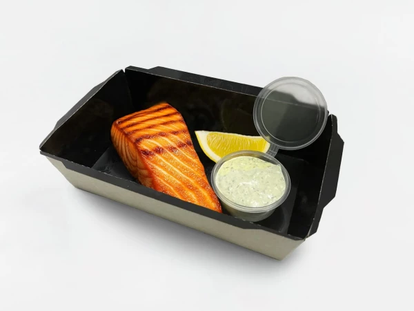 Стейк из Семги с соусом тар-тар