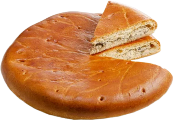 Пирог с курицей и грибами