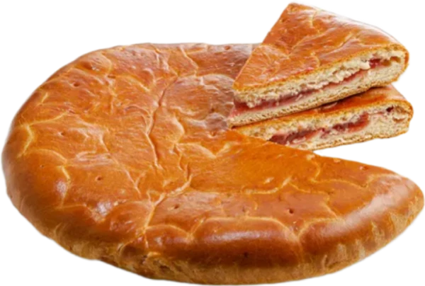 Пирог с малиной