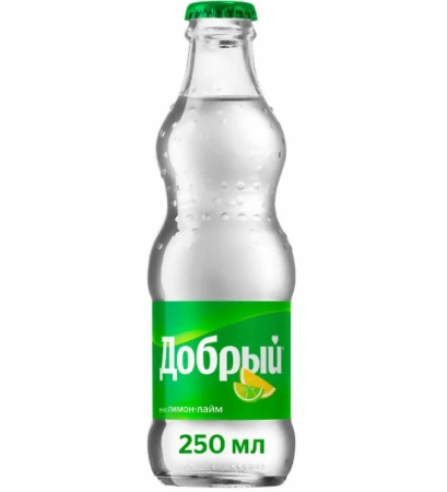 Добрый лимон-лайм в стекле 0,25