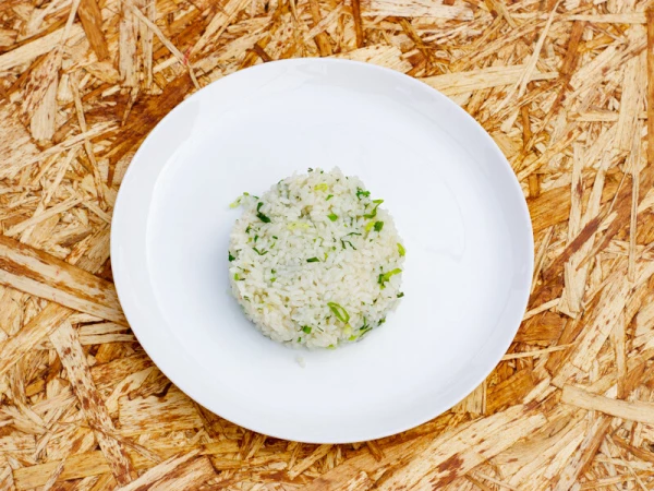 Рис с зеленью