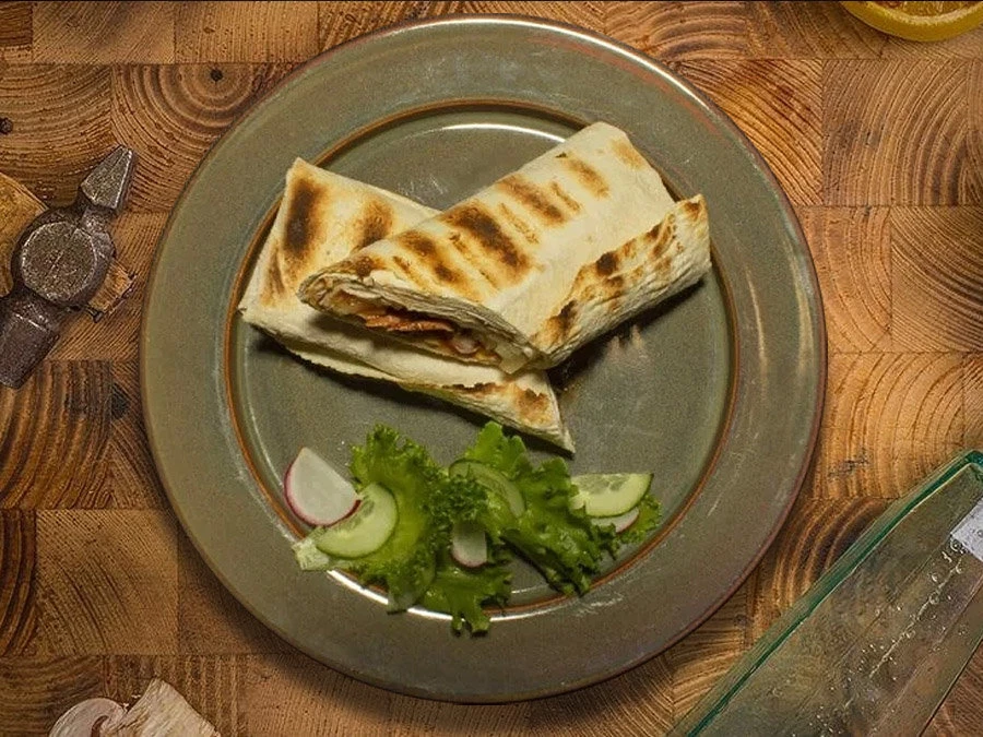 Свиной шашлык в лаваше