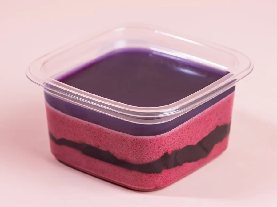 Тревел-торт "Смородина-черника"