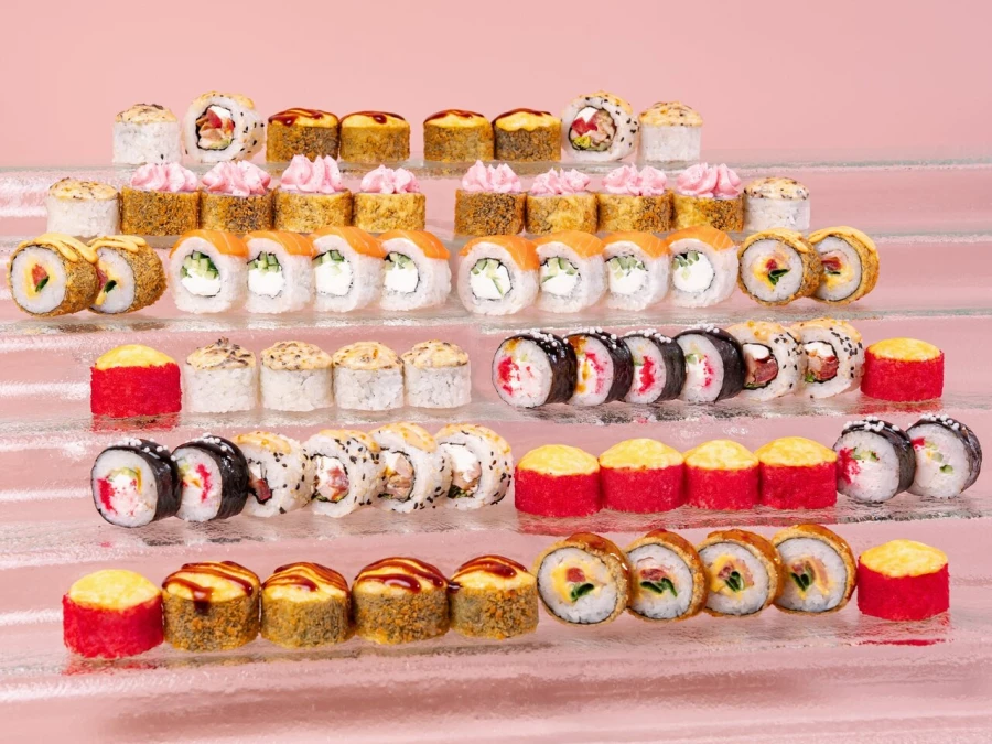 Сет роллов «Осенний L» (64 шт)