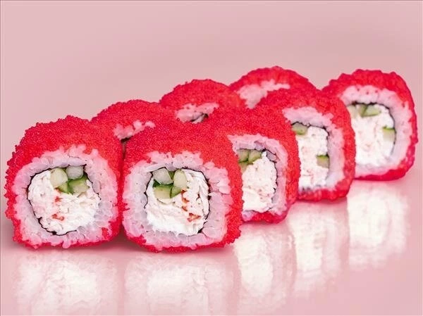 Роллы «Калифорния с крабом»