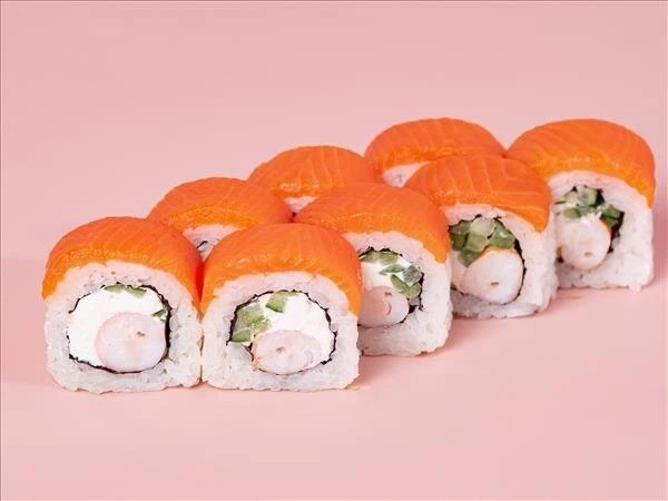 Роллы «Филадельфия с Креветкой и Огурцом»