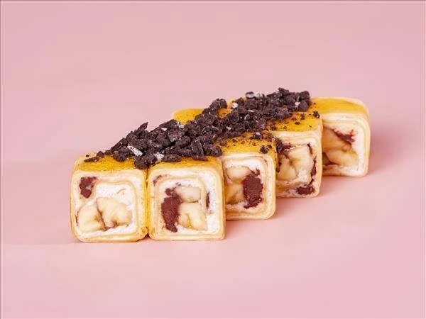 Блин-ролл «Банан-Орео»