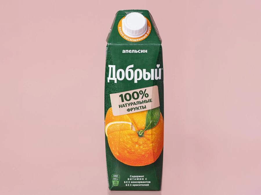 Сок "Добрый" апельсин 1л