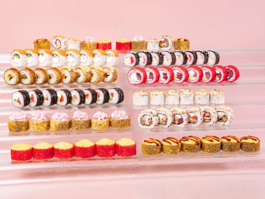 Сет роллов «Осенний XL» (80 шт)