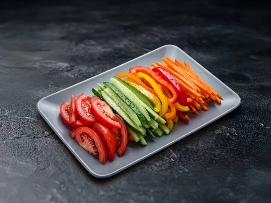 Ассорти из свежих овощей