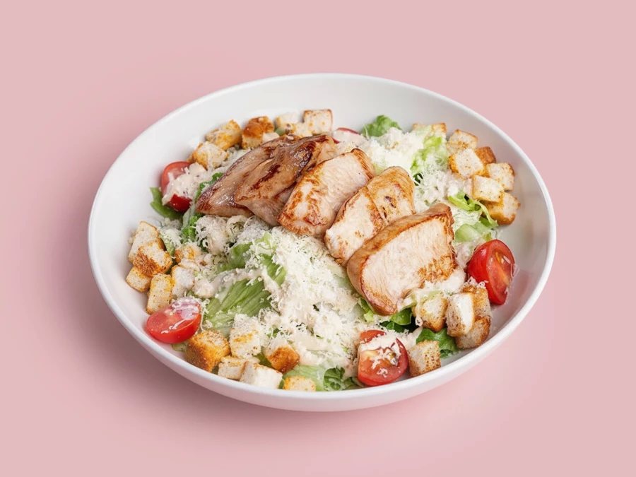 Салат «Цезарь с курицей»
