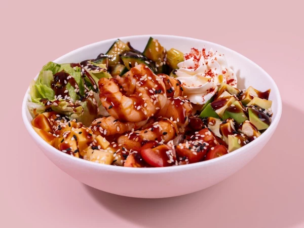 Поке с креветками