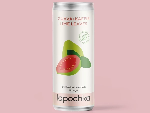 Лимонад Lapochka 0,33л Гуава + каффир-лайм