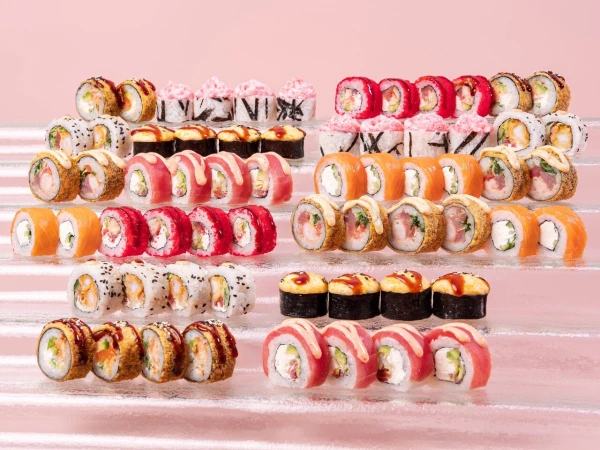 Сет роллов « Пламя вкуса» (64 шт)