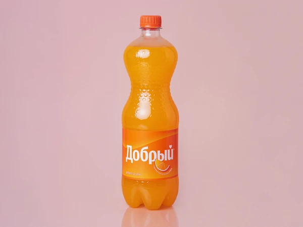 Напиток Добрый Б/А сильногаз. Апельсин 0,5 л