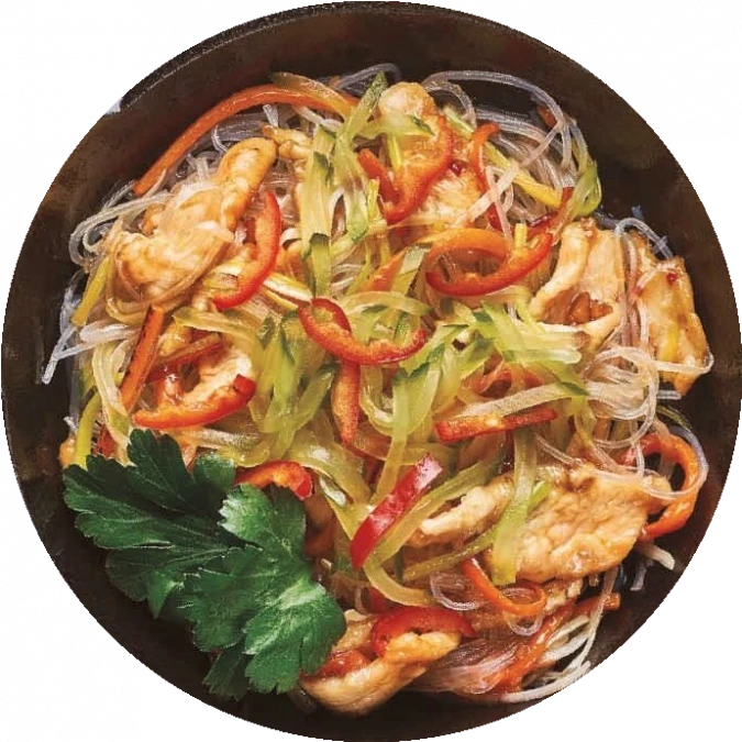 Фунчеза с курицей 