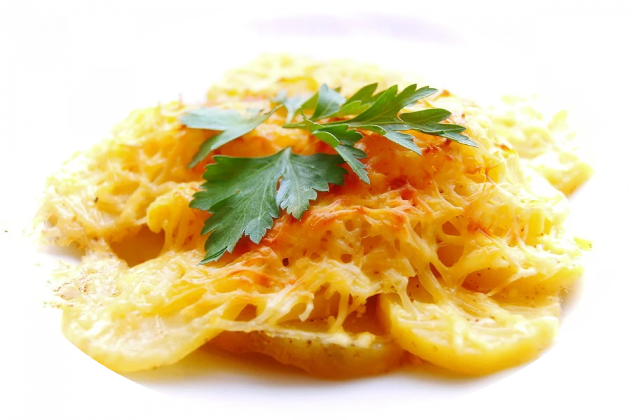 Картофель запечённый под сыром 