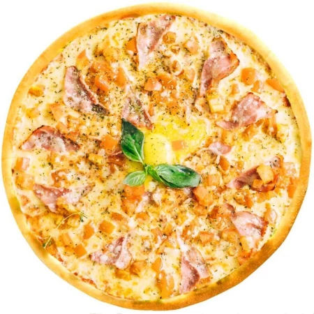 Карбонара с сырным бортиком