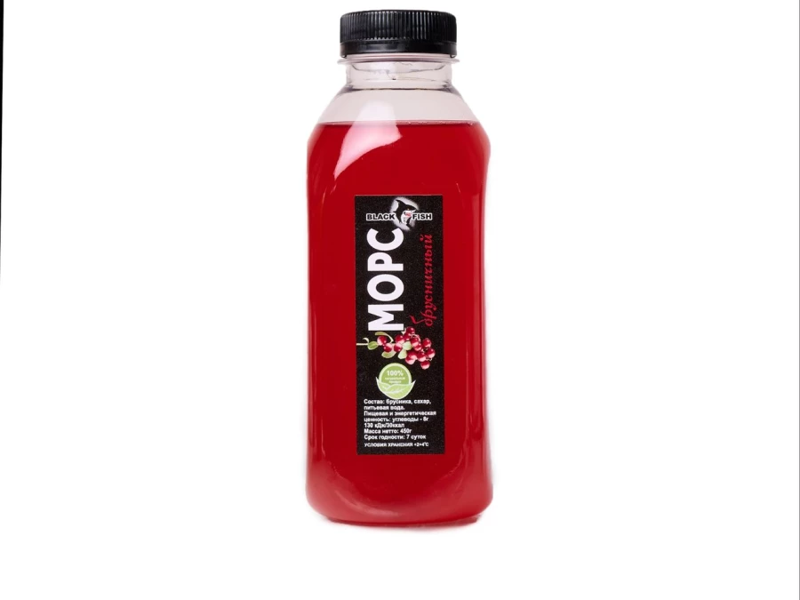 Морс брусничный собственного производства