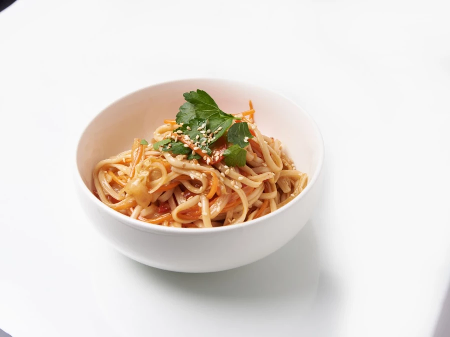 Удон с курицей